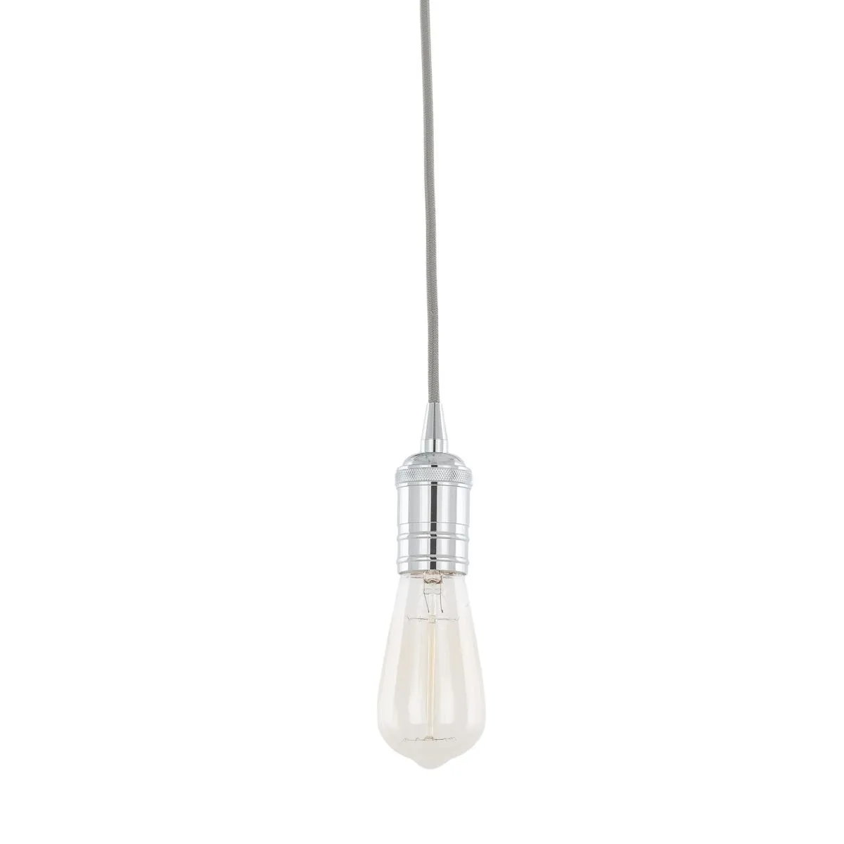Atrium, nowoczesna oprawka wisząca, chromowana, E27, DS-M-036 CHROME